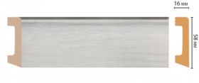 Плинтус Напольный Decomaster D234-84ДМ В58хШ16хД2400 мм / Декомастер.