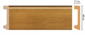 Плинтус Напольный Decomaster D235-73 ШК/20 В80хШ17Д2400 мм / Декомастер.