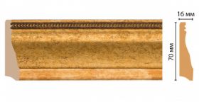 Плинтус Напольный Decomaster 193-58 В70хШ16хД2400 мм / Декомастер.