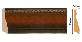 Плинтус Напольный Decomaster 193-51 В70хШ16хД2400 мм / Декомастер.