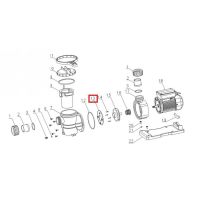 Пластиковое кольцо для диффузор насоса Aquaviva VWSSTP 25-120