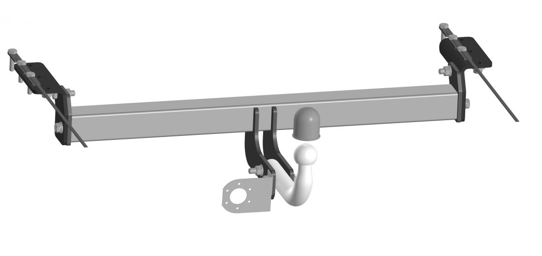 Фаркоп Exeed LX 2022- крепление шара на двух болтах