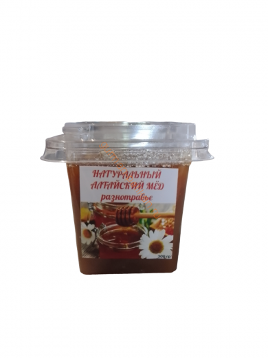 Натуральный алтайский мёд "Разнотравье" 300 гр