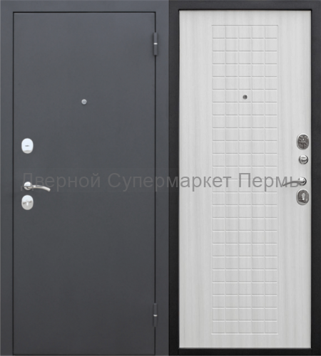 Дверь в квартиру беленый дуб  венге утепленная Гарда муар 8мм