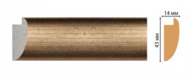 Багет Decomaster FM6-1 В43хШ14хД2850 мм / Декомастер.