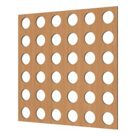 Перфорированная Панель Cosca Форо 16 ХДФ Бук В1030хШ695 мм / Коска..