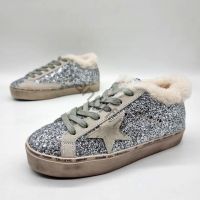 Зимние кеды Golden Goose с мехом