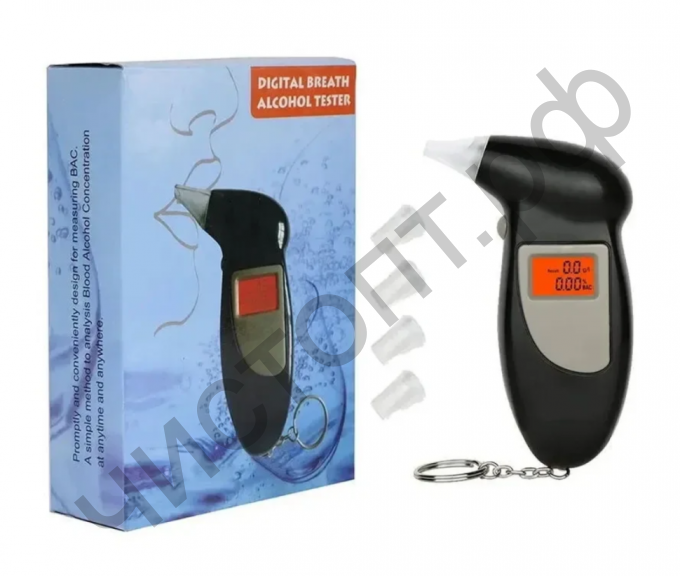Алкотестер DIGITAL BREATH ALCOHOL TESTER с ЖК-дисплеем 0-1.9 промилле