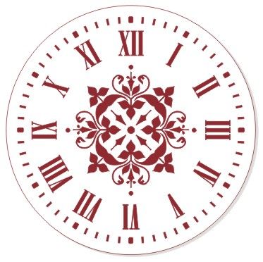 Трафарет для часов, ЭЛГ30-02, d=30 см
