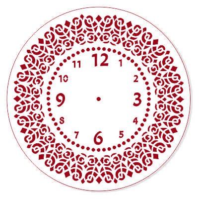 Трафарет для часов, ЭЛГ25-30, d=25 см