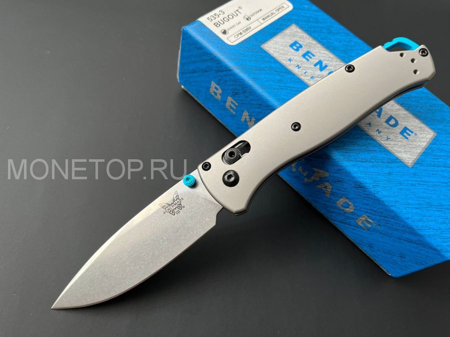 Складной нож benchmade CU535 bugout titanium