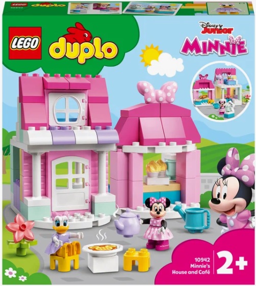 Конструктор LEGO DUPLO Disney 10942 Дом и кафе Минни, 91 дет.