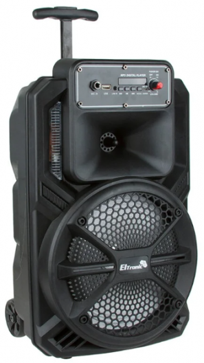 Акустическая колонка ELTRONIC 08" 20-28 CRAZY BOX 15 Вт, черный