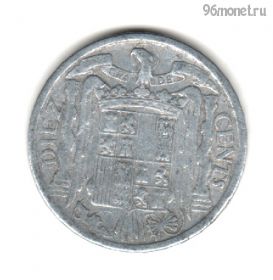 Испания 10 сентимо 1940