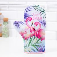 Варежка-прихватка «Tropical dream», 20х28 см, 35% х/л, 65% п/э, ватин 250г/м2