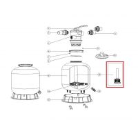 Дюзовая коробка в комплекте с трубой для Aquaviva T600B