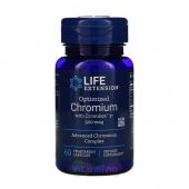 Life Extension Оптимизированный хром с кроминексом 3+,500 мкг, 60 капс