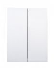 Подвесной шкаф Style Line Даймонд 600*800 Люкс белый, PLUS