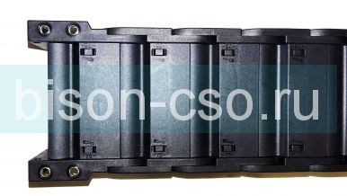 Кабель-канал гибкий 30х75 R55 TMX3050.75.55 закрытый (коннекторы в комплекте)