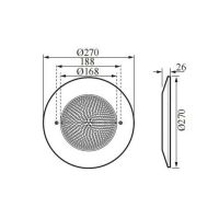 Прожектор светодиодный AquaViva HJ-WM-SS270FGV 441led 35W NW White (AISI-316) Лайнер