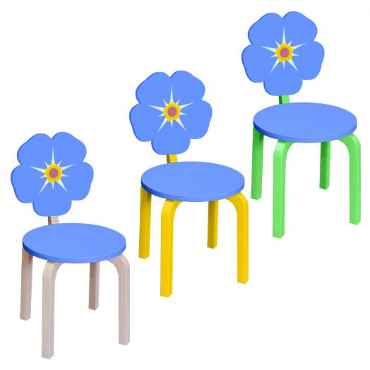 РК-81/2 Стул МДФ нерегулируемый "Цветок"