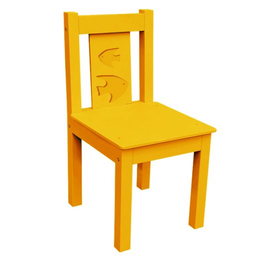 РК-53 Стул МДФ нерегулируемый оранжевый