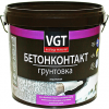 Грунт Бетонконтакт VGT ВД-АК-0301 Контактный 8кг под Штукатурку с Мраморной Крошкой, Белый / ВГТ Бетонконтакт.