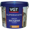 Краска Фасадная VGT Superwhite ВД-АК-1180 45кг Cупербелая, Акриловая / ВГТ Супервайт.