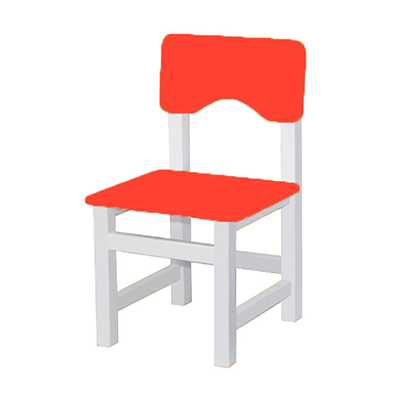 РК-54 Стул МДФ нерегулируемый "Красный"
