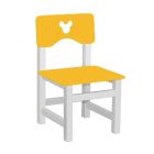 РК-54.1 Стул МДФ нерегулируемый С ФРЕЗЕРОВКОЙ "Оранжевый"