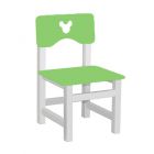 РК-54.1 Стул МДФ нерегулируемый С ФРЕЗЕРОВКОЙ "Зелёная мята"