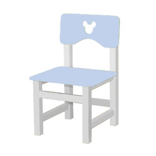 РК-54.1 Стул МДФ нерегулируемый С ФРЕЗЕРОВКОЙ "Королевский голубой"