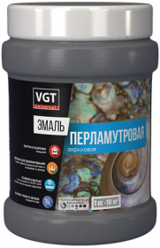 Эмаль Перламутровая VGT ВД-АК-1179 1кг Бронза Универсальная, Акриловая без Запаха / ВГТ Перламутровая.