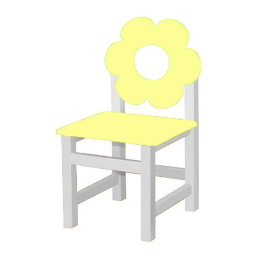 РК-54.2 Стул МДФ нерегулируемый  "Цветок лимонный"