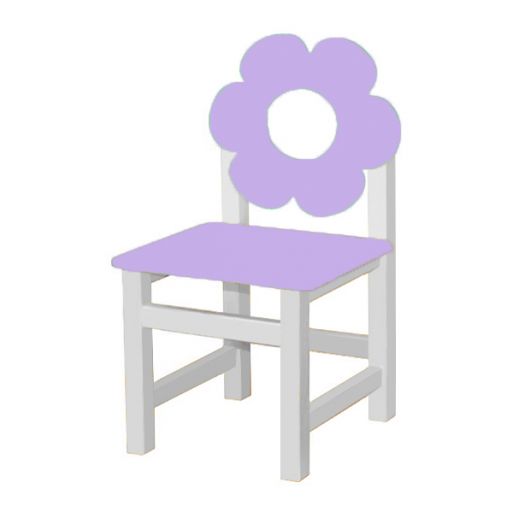 РК-54.2 Стул МДФ нерегулируемый  "Цветок ирис"