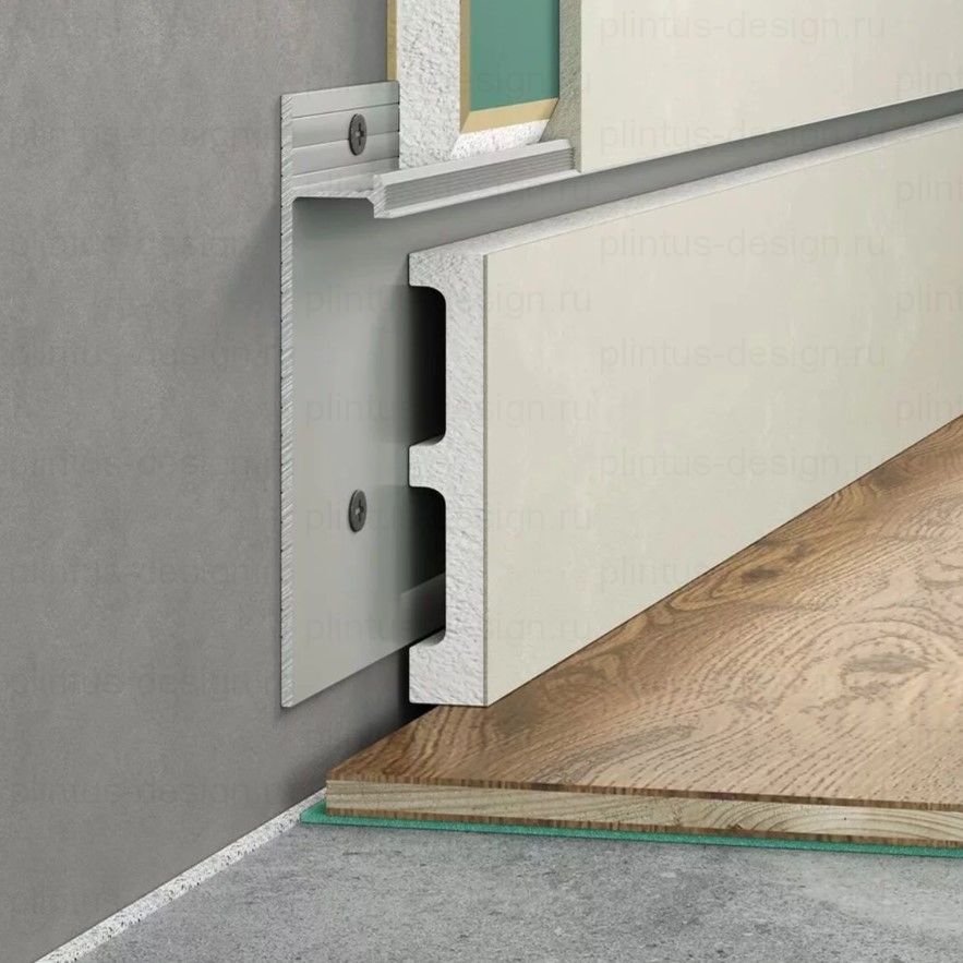 Laconistiq Strong скрытый плинтус без покрытия
