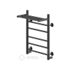 Полотенцесушитель Ника WAY II-60/40 U с Полкой Черный Матовый.