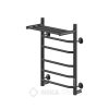 Полотенцесушитель Ника WAY III-60/40 U с Полкой Черный Матовый.