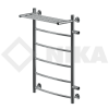 Полотенцесушитель Ника ЛД ВП-80/50/56 с Полочкой Водяной с Боковым Подключением.