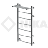 Полотенцесушитель Ника ЛД ВП-100/40/46 с Полочкой Водяной с Боковым Подключением.