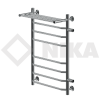Полотенцесушитель Ника ЛТ (Г) ВП-80/60/66 с Полочкой Водяной с Боковым Подключением.