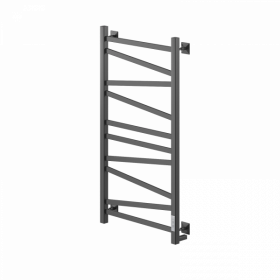 Полотенцесушитель Ника STEP-4 100/60 Черный Матовый, Электрический.