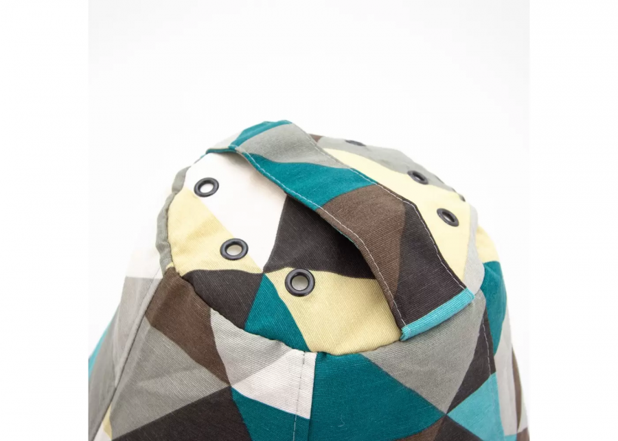 Кресло-Груша "Ромб бирюза"