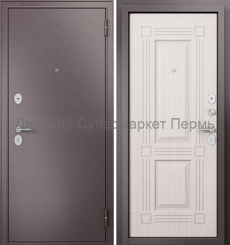 FAMILY ECO MP Букле шоколад ларче бьянко  E-104 дверь в квартиру утепленная