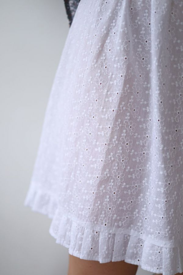 Подъюбник из хлопкового шитья