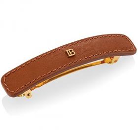 Balmain Hair Couture Заколка-автомат Ривьера L Riviera Barrette Cognac Large