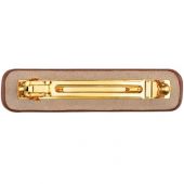 Balmain Hair Couture Заколка-автомат Ривьера L Riviera Barrette Cognac Large