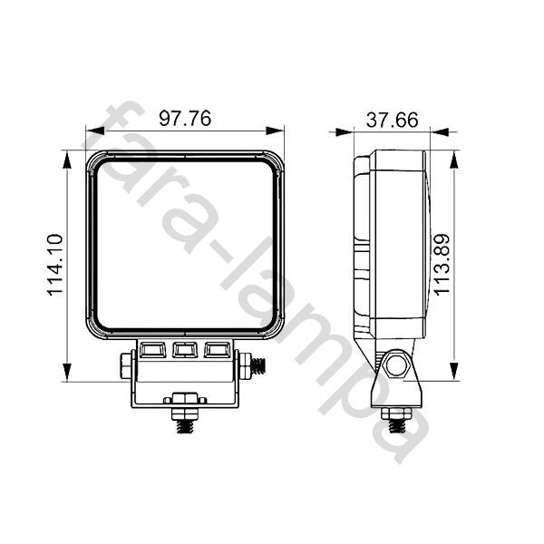 Светодиодная фара OSRAM рабочего света 48 Ватт