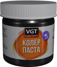 Паста Колеровочная Высококонцентрированная VGT 0.1кг Фиолетовый для Водоразбавляемых ЛКМ / ВГТ.
