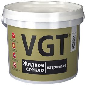 Жидкое Стекло Натриевое VGT 15кг для Приклеивания и Гидроизоляции / ВГТ.